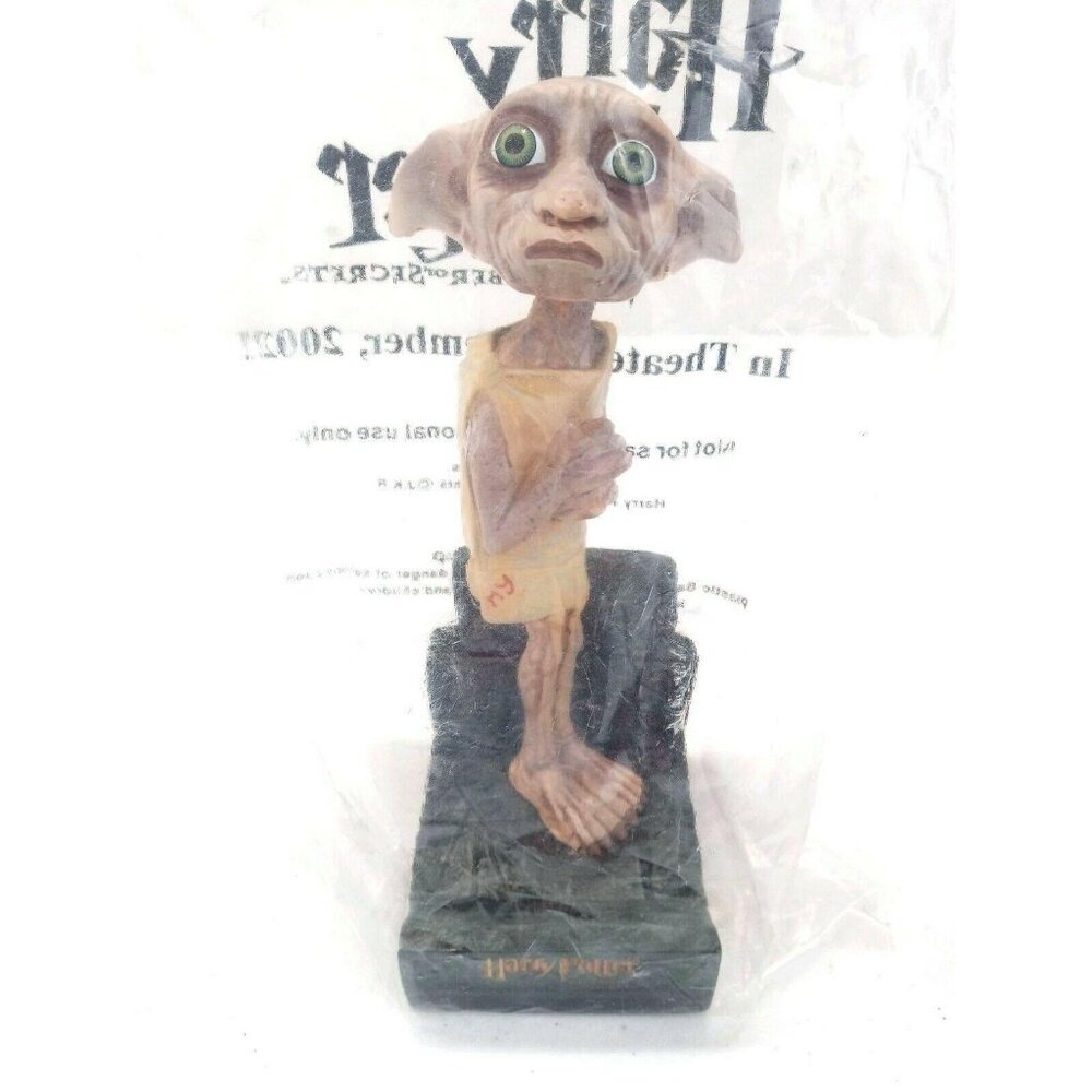 Vintage Harry Potter Dobby Bobblehead Movie Theater Promo Item 2002 New Sealed